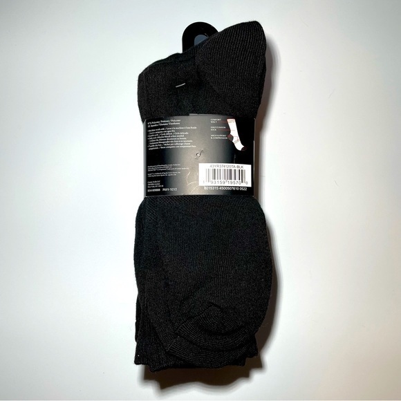 Spyder men’s crew socks 4 pack size 6-12 white black gray red - Picture 2 of 2